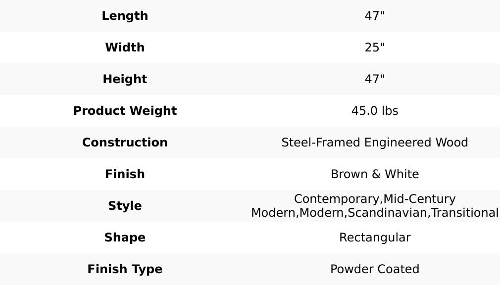 Reversible Smart Workstation Wooden Desk White/Brown