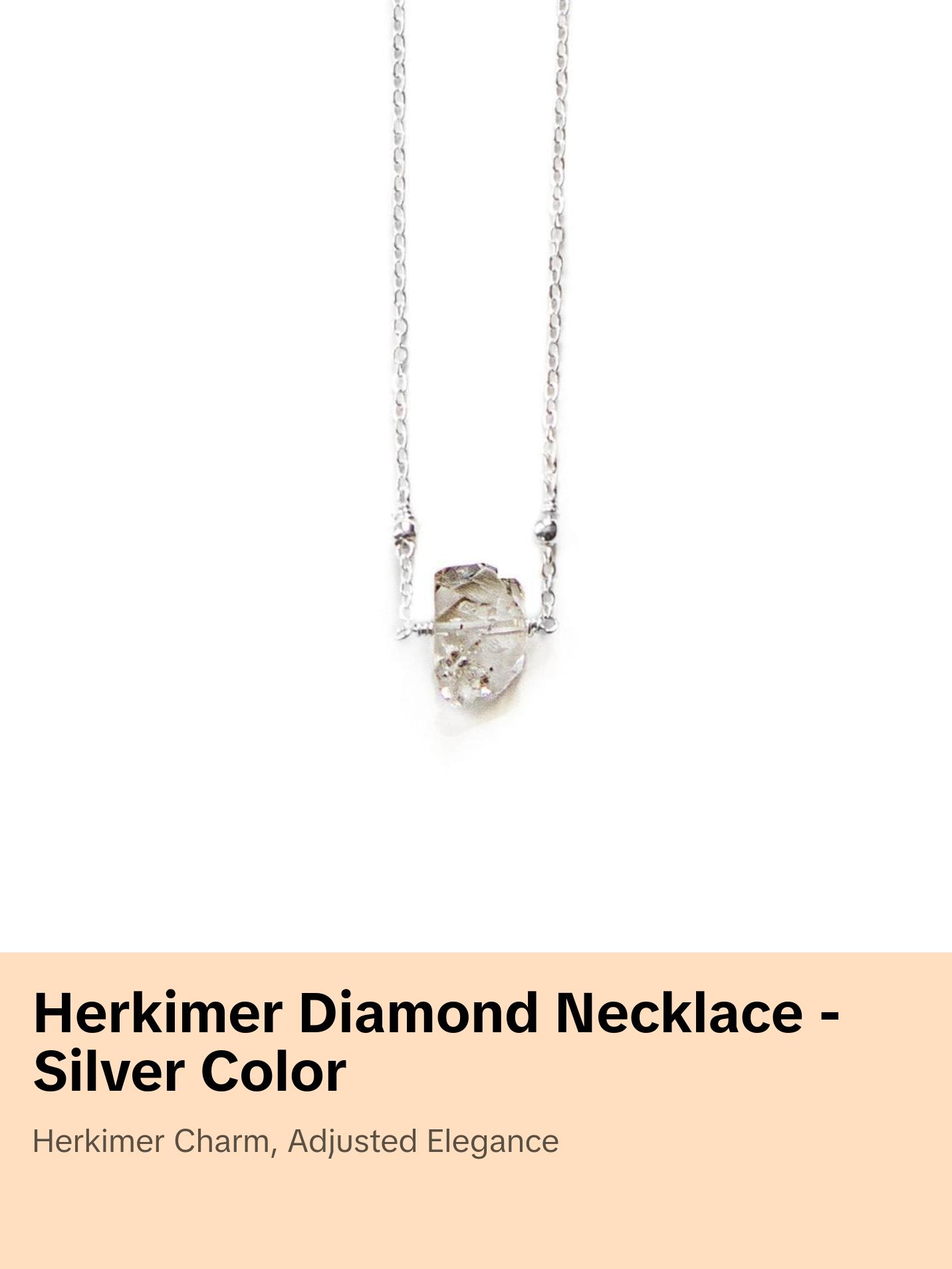 Herkimer Diamond Necklace