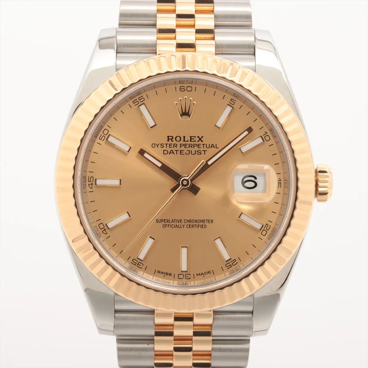 Rolex Champange Datejust 41mm 126333