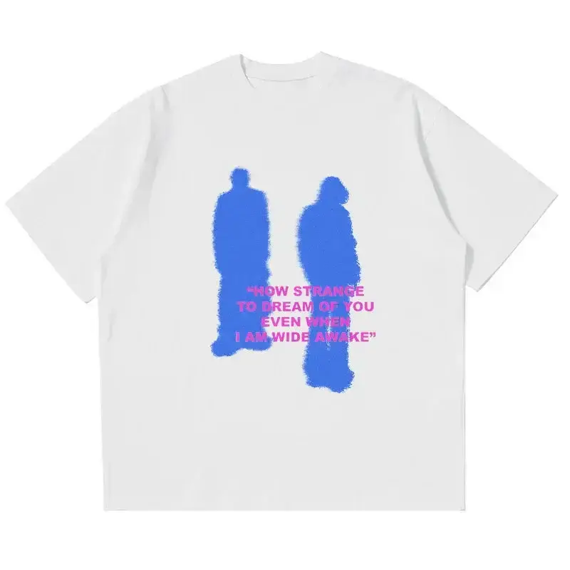 Men's Y2K Vintage Graphic T-Shirt - Crew Neck, Short Sleeve, Casual, Tropical Printed Design, Size XS-5XL