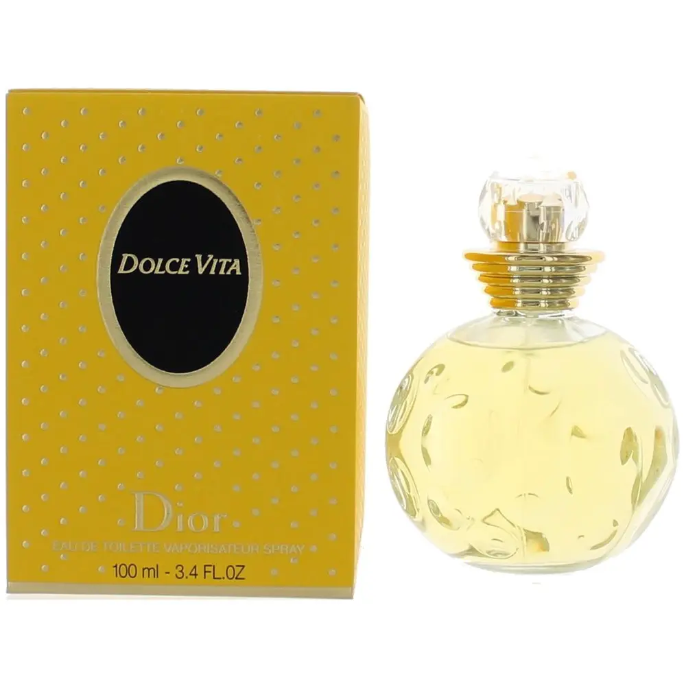 Dolce Vita by Christian Dior, 3.4 oz EDT Spray for Women, Vanilla Scents, Spicy, Oriental, 3.4Oz, 3 To 3.9 Fl Oz
