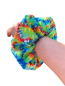 Tie Dye Scrunchie Hair Tie made of Cotton Colorful and Comfortable for Hair Management
