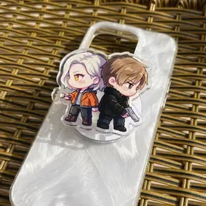 Leon Grace Acrylic Phone Grip Charm – Stylish MagSafe Phone Grip, Perfect for Gamer Accessories, Trendy Resident-Inspired Grip for Fans