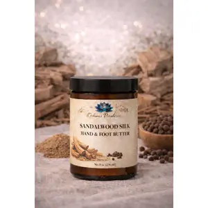 Sandalwood Silk Hand & Foot Butter Net 8 oz (236 ml)