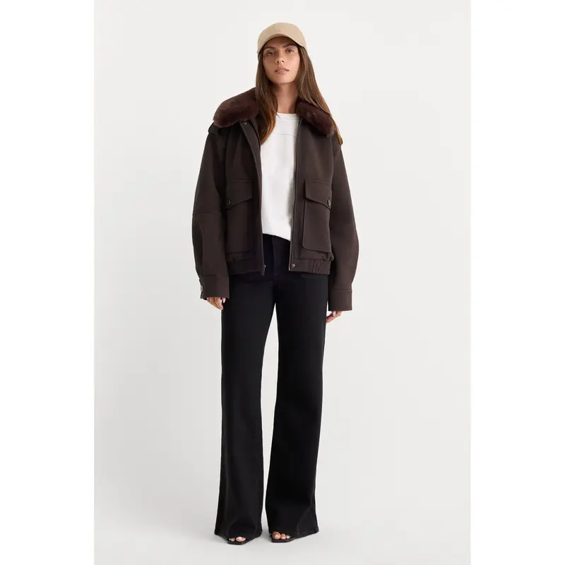 GOOD WAIST PALAZZO JEANS | BLACK001