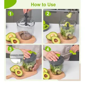 Efficient Food Processor for Smoothie, Fruit, and Salad Preparing