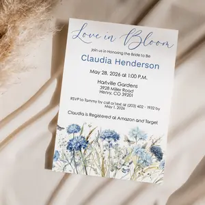 Floral Bridal Brunch Shower Invitation, Love in Bloom