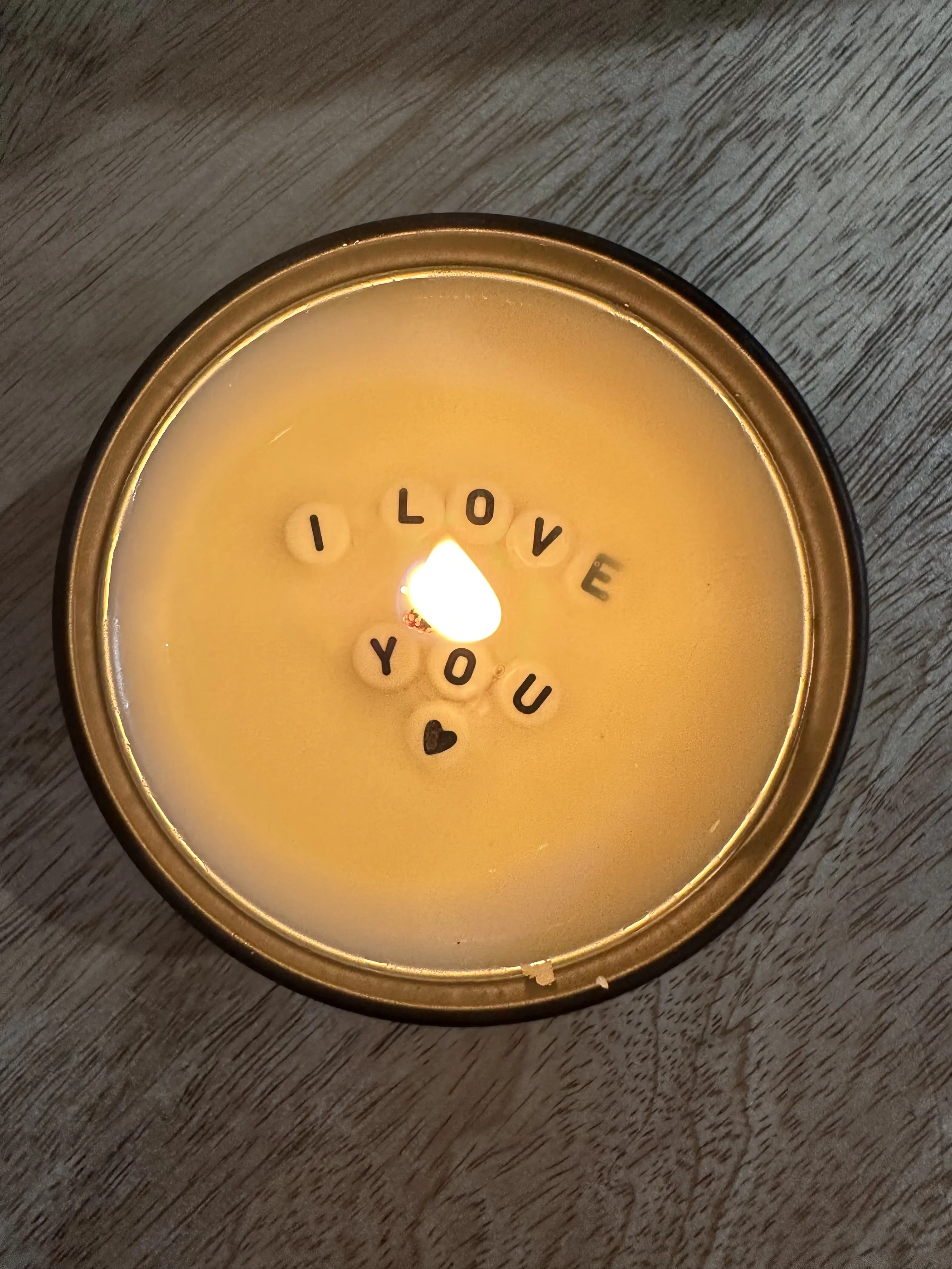 I Love You - Secret Message Candle I Love You - Secret Message Candle