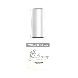IGEL Impeccable Gel Soak Off No Cleanse Top Coat 0.5 oz - Smooth Polished Finish for Gel Nail Applications No Cleanse Required Compact Size