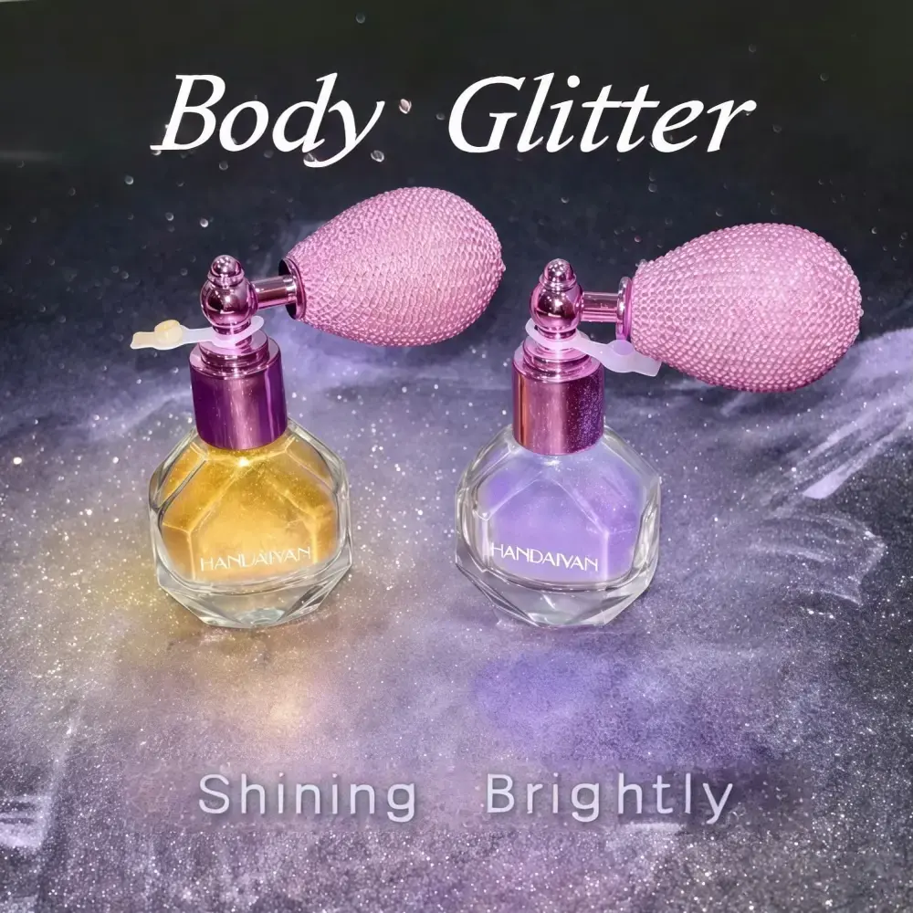 HANDAIYAN Polvo De Hadas Highlighter Powder Stick, All-in-One Shimmer for Face, Body & Hair, Festival Party Glitter Makeup.The premier choice for any dance—making you the dazzling center of attention. The ultimate choice for festive gifts.