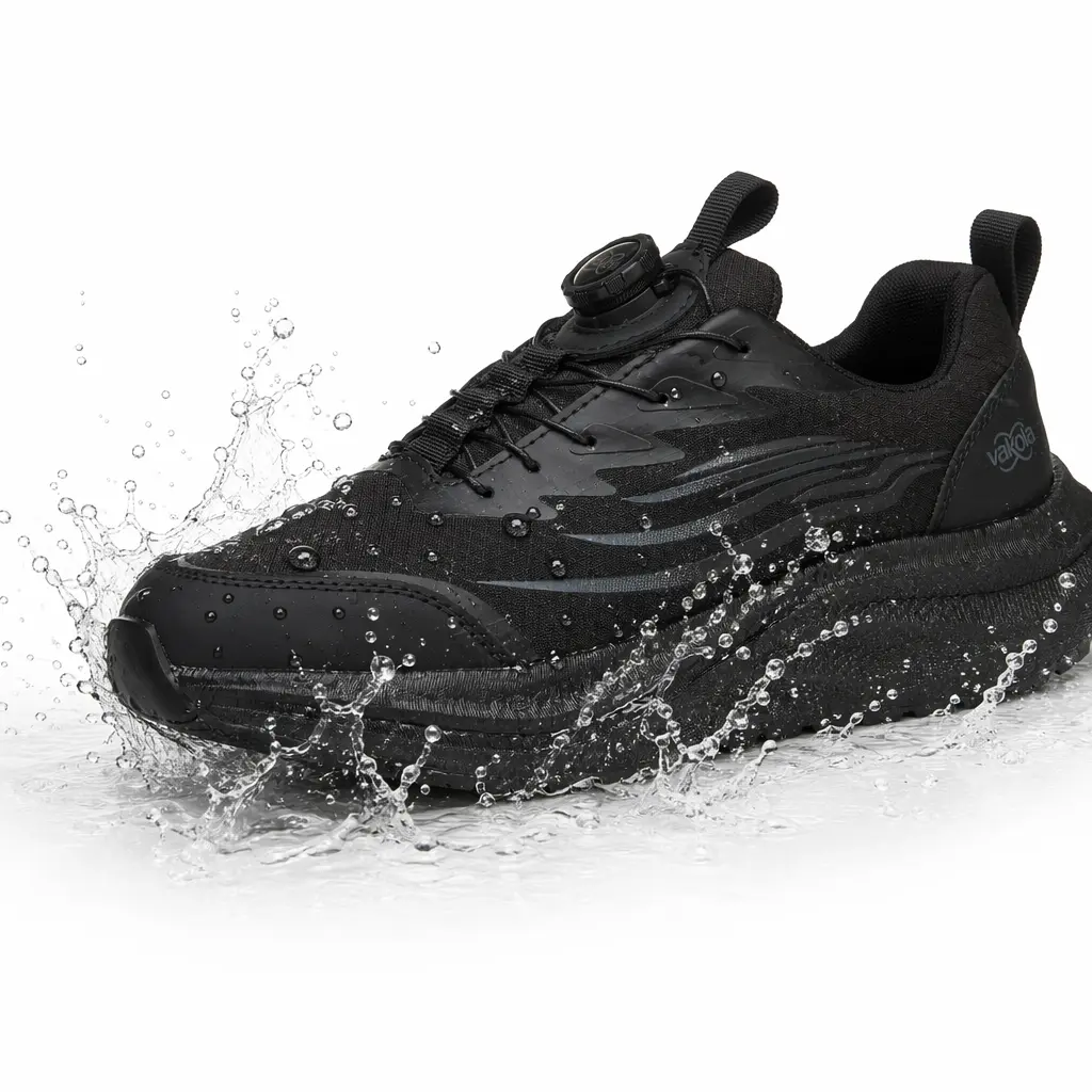 Women's Work Shoes, Casual Polyester Slip-On Sneakers, Waterproof Non-Slip Footwear for All Seasons Food Service, Non Slip Shoes For Work, Kitchen Safe Workwear Shoes Lightweight Work Sneakers