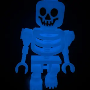 2 foot 3D printed skeleton- glow in the dark