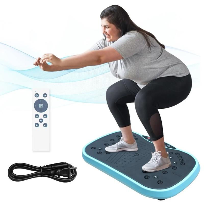 Vibration Plate Exercise Machine with Remote Control Whole Body Workout ...