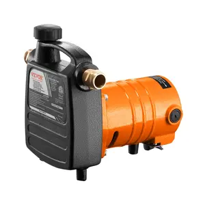 fathersdaygift VEVOR Cast Iron Water Transfer Pump, 115V AC 1600 GPH 1/2HP, Portable Electric Utility Pump with Carbon Brush, Filter, Brass Connectors, for Garden, Rain Barrel, Pool, Pond, Hot Tub, Aquarium Draining