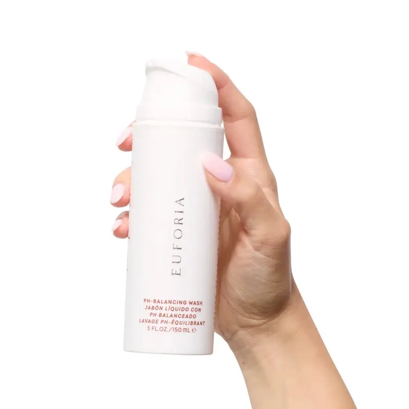 Euforia Gentle Daily Cleanser with Lactic Acid & Pre Probiotics for Intimate Hygiene 5 fl oz pH Balancing Wash
