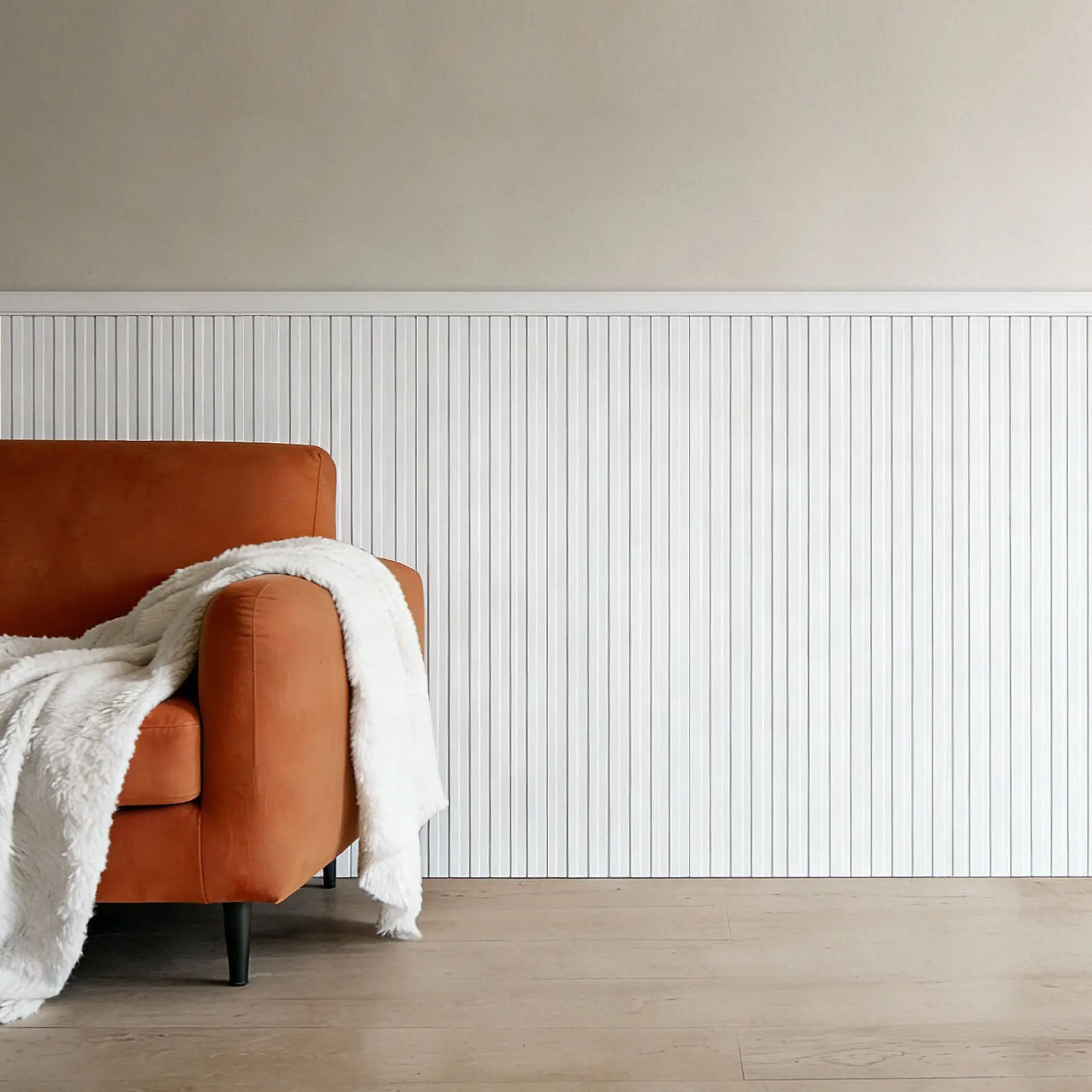 VEVOR 1 Complete Set Wall Molding Kit, Paintable Lightweight Polystyrene Wainscoting Panels, Easy-to-Install Accent Wall Trim, for Interior Decor, Bedroom (77.5x38.6 in), Living Room