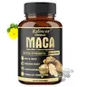 Balincer Maca Supplements with Tribulus, Ginseng, Shilajit and Black Pepper， support energy levels, muscle and body health