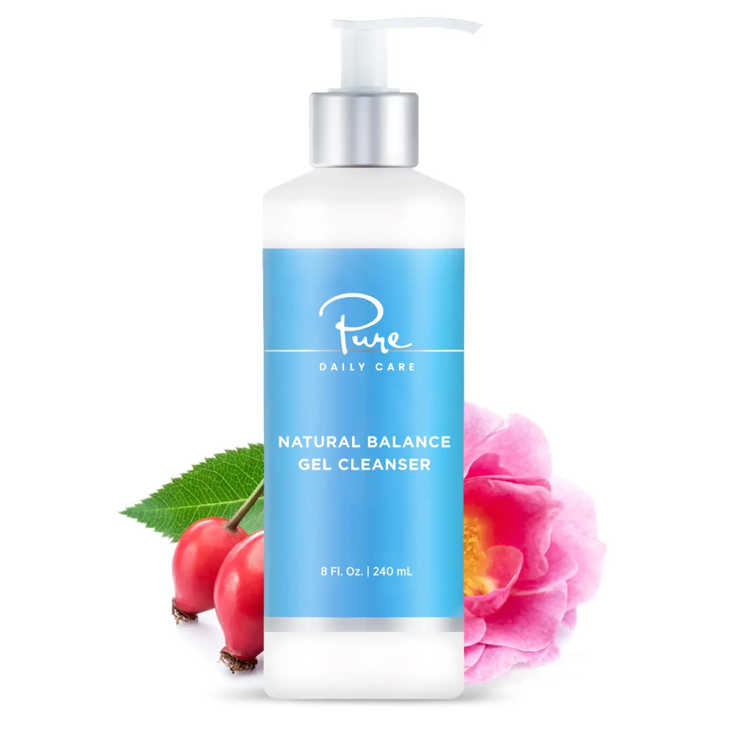 Pure Daily Care Natural Balance Gel Cleanser with Seaweed Extract & Rose Flower Water - Facial Pure Daily Care Natural Balance Gel Cleanser with Seaweed Extract & Rose Flower Water - Facial