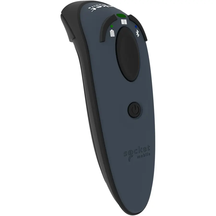 Socket Mobile D720 Barcode Scanner with Rechargeable Battery Pre-installed, Gray