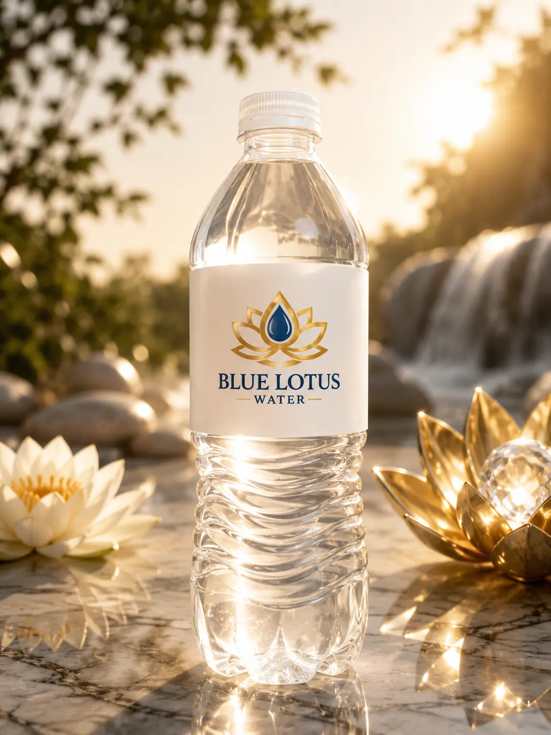 Blue Lotus Water Purified Non Flavor Water