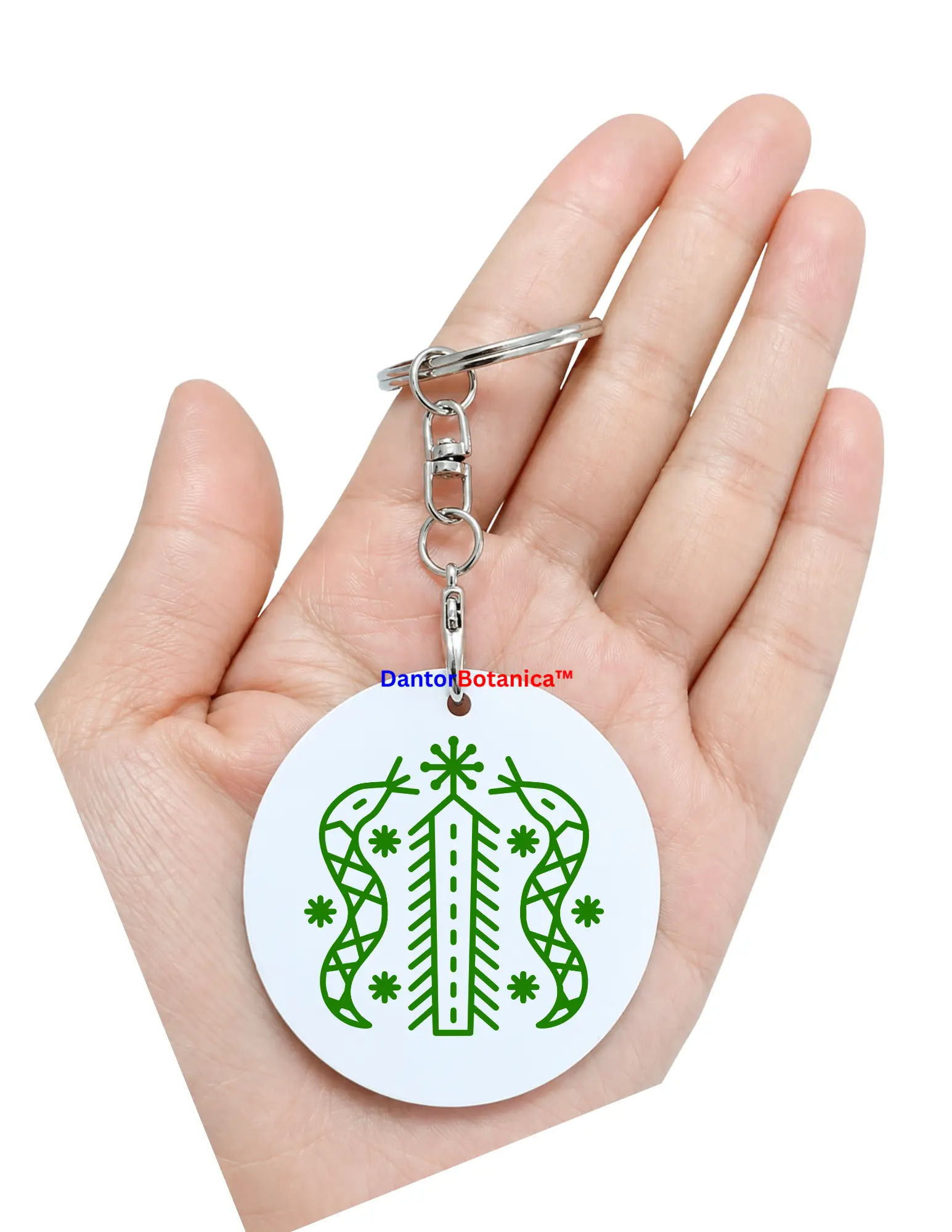 DAMBALLAH KEYCHAIN  Manbo Ougan Spiritual Religious vodou voodoo Haiti Ougan Manbo Erzulie Freda Erzulie Dantor Feray Badagri Legba Damballah