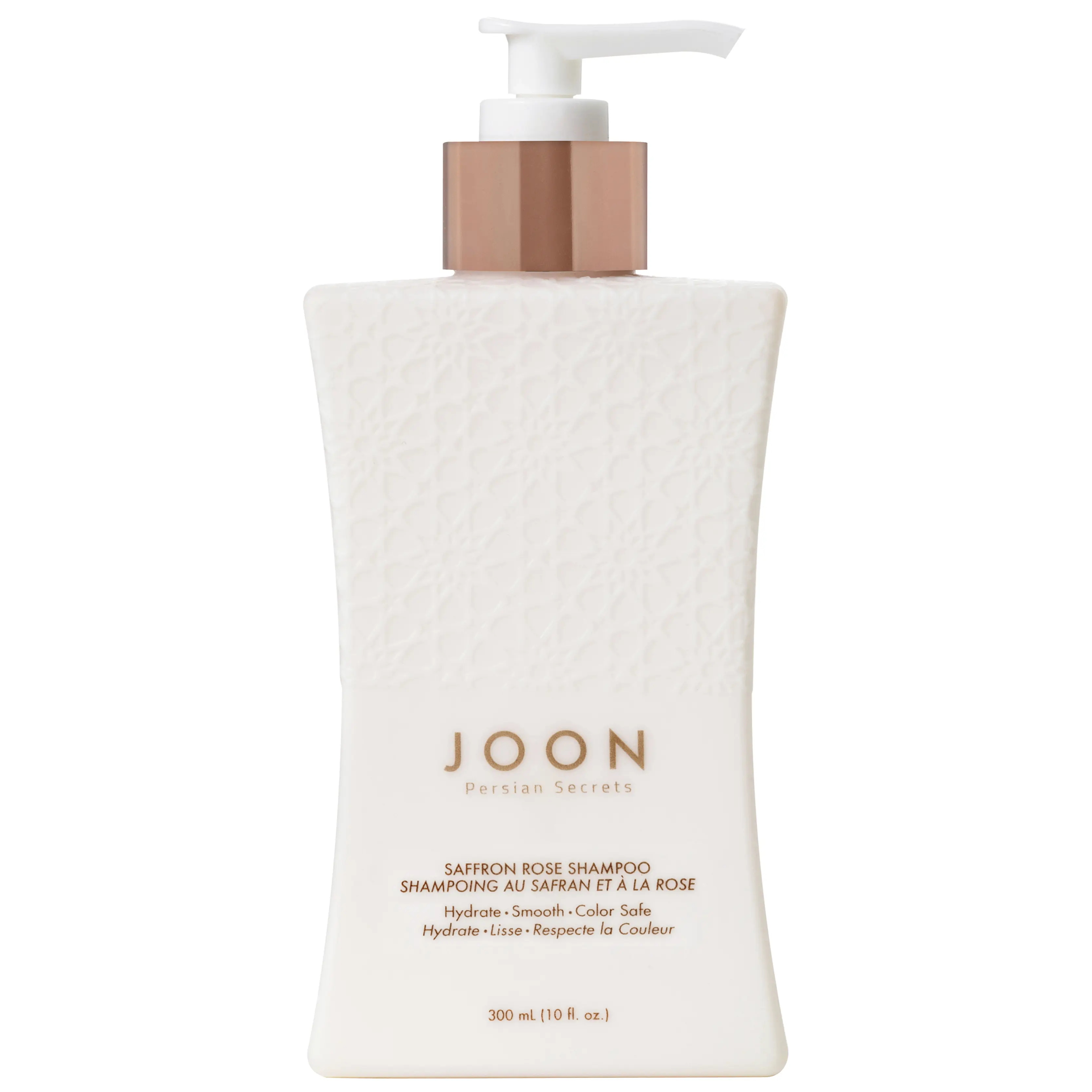 JOON Saffron Rose Shampoo — for Dry, Damaged Hair — Vegan, Sulfate-Free, Smooths & Strengthens, Haircare, Restore, Traditional, Gentle, Pomegranate, Cleanser, Blend, Repairing, Keratin