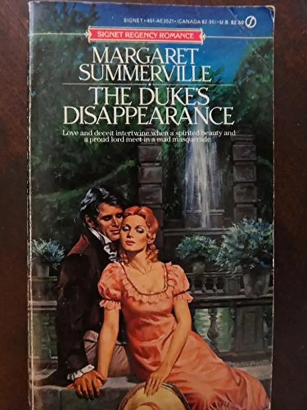 USED-The Duke's Disappearance (Signet Regency Romance #3521) by Margaret Summerville (Paperback)