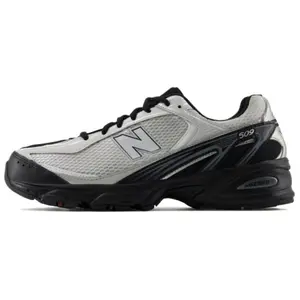 New Balance NB 509 Unisex Low-Top Chunky Sneakers, Gray and Black, Casual Breathable Sporty Shoes, Casual Breathable Shoes