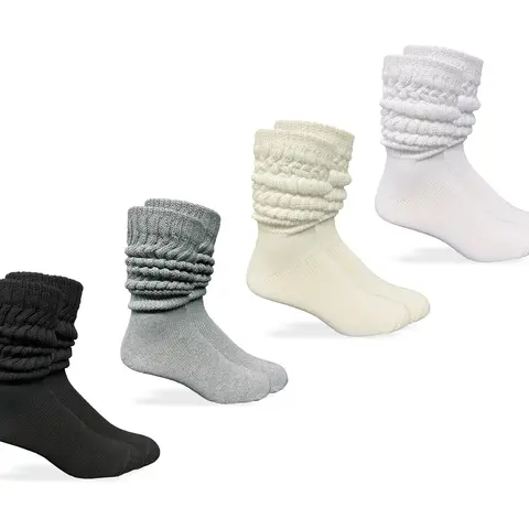 Jefferies Socks Mens Slouch Cotton Knit Socks 3 Pair Pack Menswear Streetwear