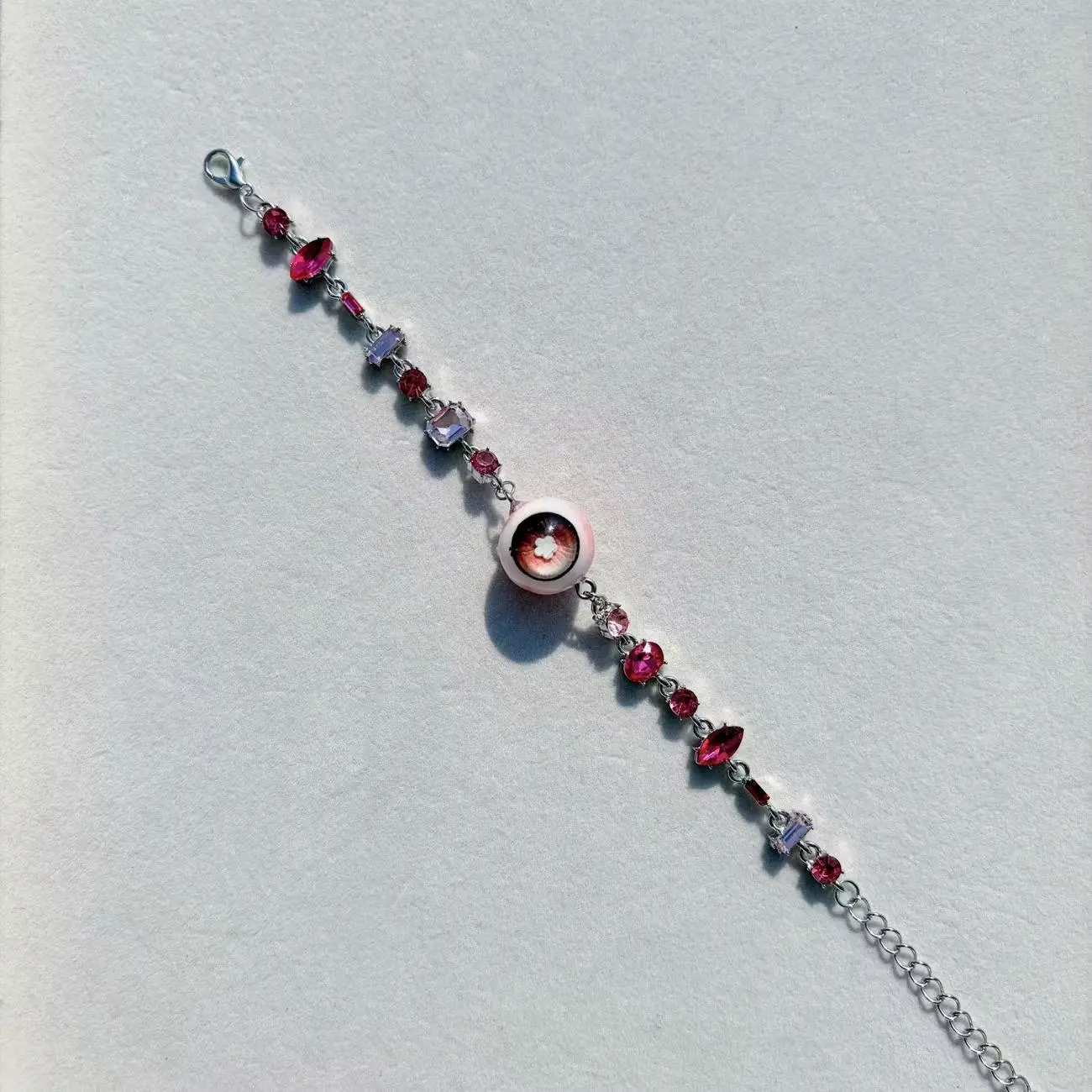 Anime Themed Beaded Bracelet Adjustable Size Cosplay Jewelry Handmade Eye Bead Bracelet Fan Collection Gift For Anime Enthusiasts Demon Slayer