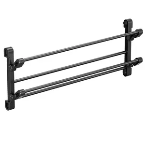 This 30cm narrow black shoe rack is specially designed for small entryways, saving space in the hallway. It offers multi-layer storage, is thickened and reinforced, and is stable and wobble-free.