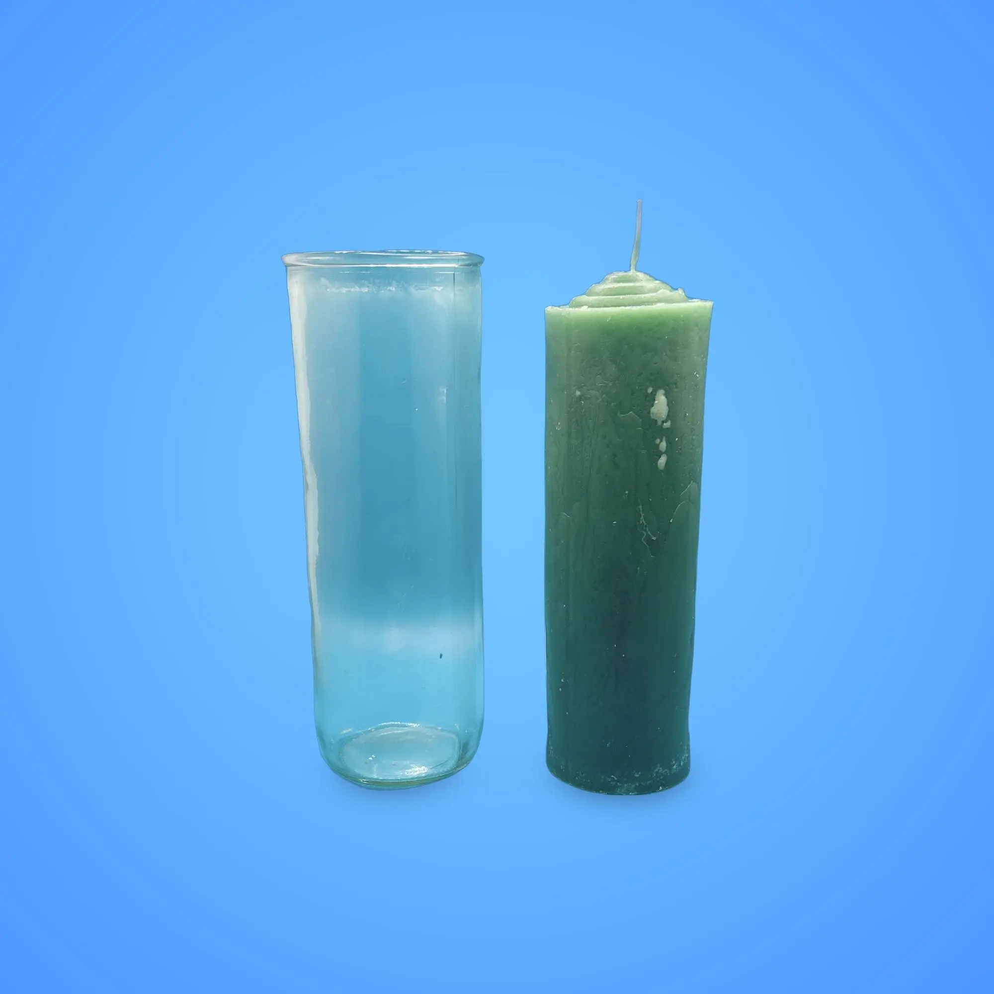 Pull out candle green Pull out candle green