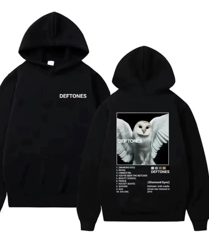 Deftones Fleece Hoodie, Trend Hoodie for Men and Women