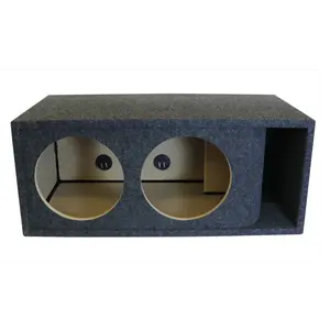 15 in Dual Kerf-Vented Enclosure- all 3/4 inch USA built Subwoofer Enclosure Precision CNC-Cut, Premium MDF Construction. Proudly USA Made.