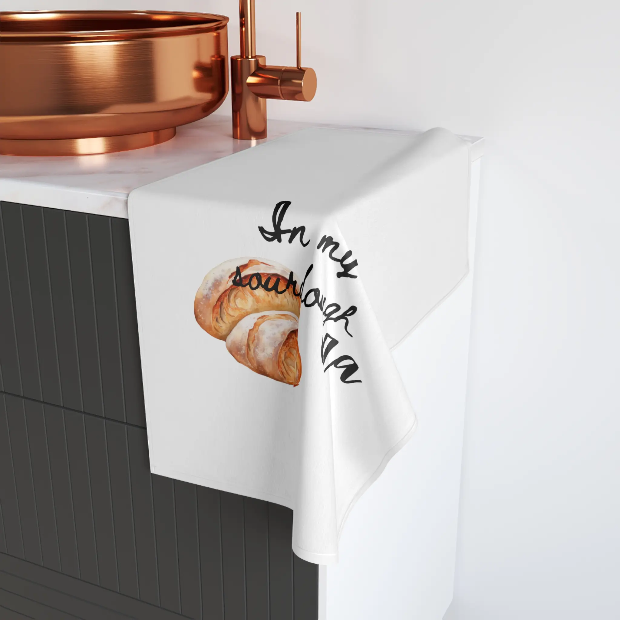 Sourdough Hand Towel, Kitchen Towel, Cooking Towel, Bread Baking Towel, Chef Towel, Foodie Gift