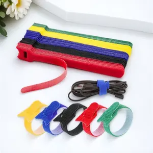 Reusable Nylon Cable Ties Set | Anti-Slip & Durable Cord Organizers for Home, Office, Car | Multi-Size Data Wire Management Straps | Strong Fasteners for Electronics