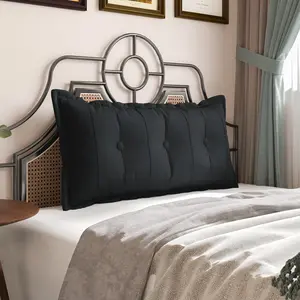 Daneey Large Soft Reading Pillow, Pregnancy Body Pillow for Sleeping, Daybed Pillow Support for Belly, Back and Leg, Bed Pillows for Sitting Up in Bed