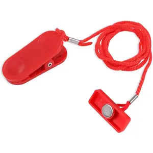 Treadmill Magnet Safety Key Replacement, Universal Treadmill Safety Key Magnetic Running Machine Switch Rectangle Emergency Stop Lock for Most Treadmills Accessories