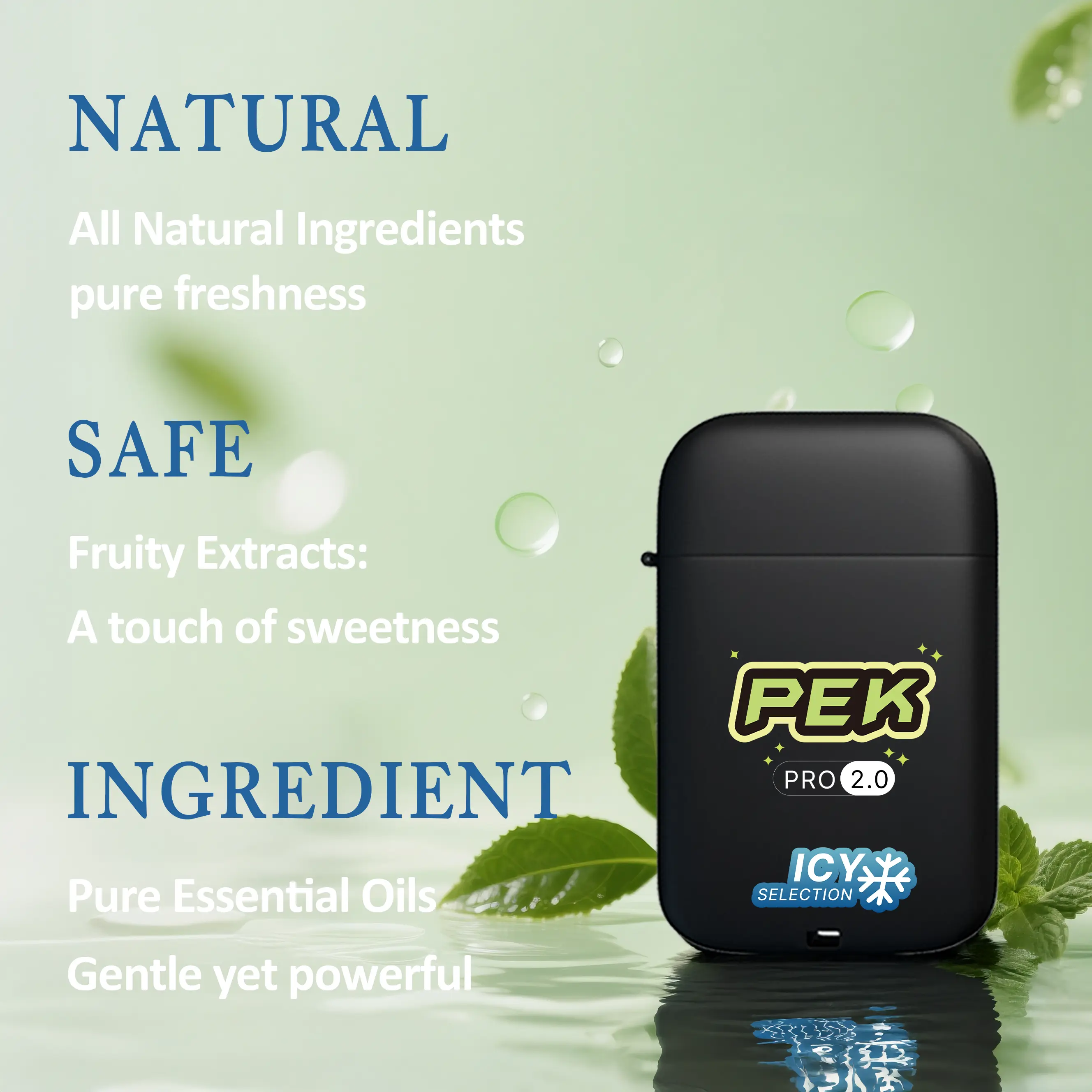 PEK Cool Essential Oil Stick, Natural Ingredients, Fatigue Relief, Refreshing Scents for Work, Study, and Late Night Parties