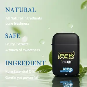 PEK Cool Essential Oil Stick, Natural Ingredients, Fatigue Relief, Refreshing Scents for Work, Study, and Late Night Parties