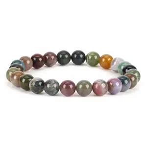 Cherry Tree Collection | Stretch Bracelet | 8mm Beads (Indian Agate)