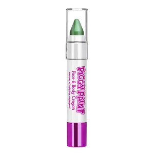 Piggy Paint Face & Body Crayon - Giddy Up GREEN Non-Toxic Waterproof & Sweat-Proof for Kids Creative Fun
