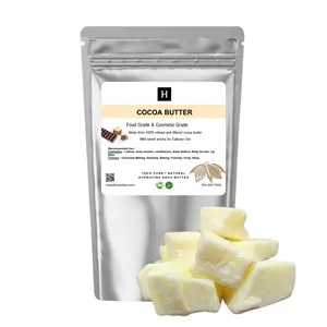Cocoa Butter Refined with Sweet Aroma 5 lb. Bag – Great for Baking, Cooking, and Skincare Blends