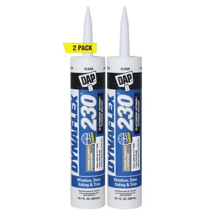 Dynaflex 230 10.1 oz. Clear Premium Exterior/Interior Window, Door and Trim Sealant (2-Pack)