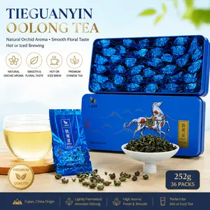 BAMATEA Tieguanyin Oolong Tea 8.9oz(252g) – Natural Orchid Aroma, Fresh Floral Taste | Hot or Iced Premium Chinese Tea