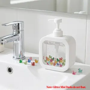 30Pcs Glitter Mini Ducks and Hand Soap Dispenser for Bathroom& Kitchen,Colorful Tiny Ducks to Hide,Hand Soap Dispenser Decoration Mini Ducks,