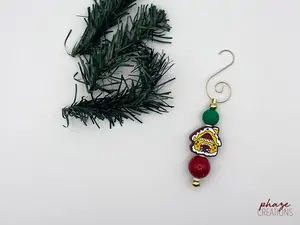 Gingerbread House Beaded Ornament