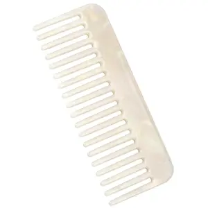 Tortoise Shell Wide  Detangling Comb for Women - Large  Comb for Curly, Wet, Dry, Straight, and Long Hair