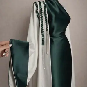 Women's Modest Abaya Dress, Breathable Soft Fabric, Full-Length Islamic Clothing for Daily Wear