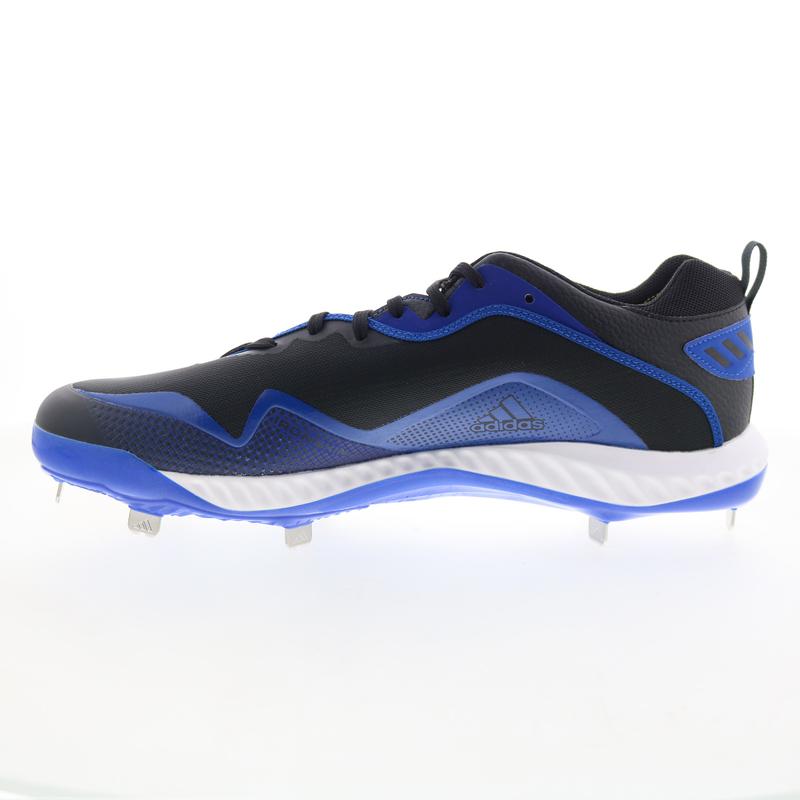 Adidas Icon 6 Bounce FV9350 Mens Black Athletic Baseball Cleats Shoes